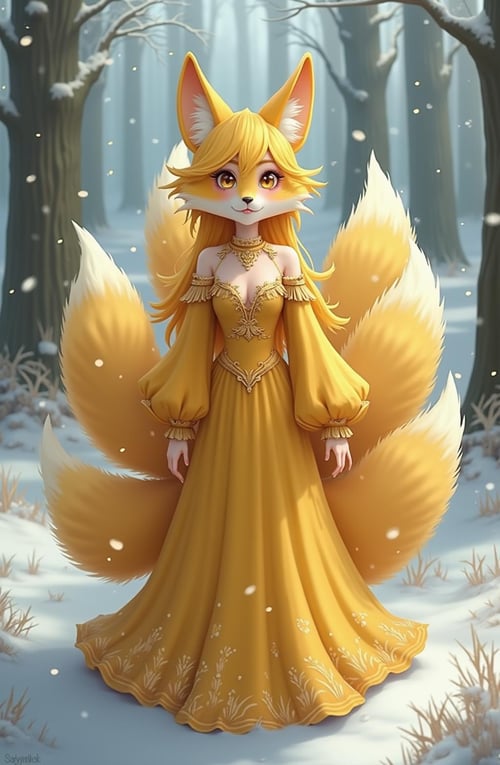 F.1- Nine-Tailed Fox-3D -九尾妖狐3D by 金钱之兄 on Tensor.Art