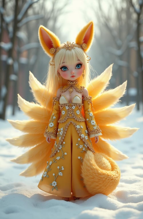 F.1- Nine-Tailed Fox-3D -九尾妖狐3D by 金钱之兄 on Tensor.Art