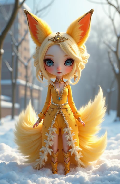 F.1- Nine-Tailed Fox-3D -九尾妖狐3D by 金钱之兄 on Tensor.Art