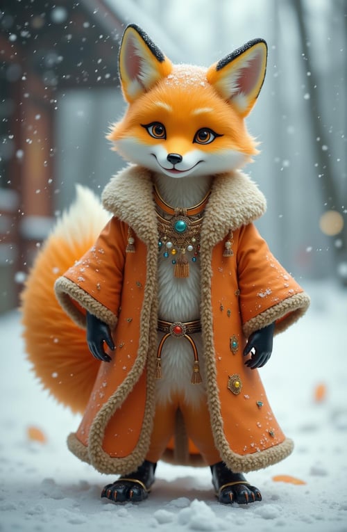 F.1- Nine-Tailed Fox-3D -九尾妖狐3D by 金钱之兄 on Tensor.Art