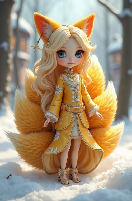 F.1- Nine-Tailed Fox-3D -九尾妖狐3D by 金钱之兄 on Tensor.Art