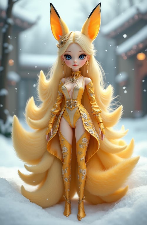 F.1- Nine-Tailed Fox-3D -九尾妖狐3D by 金钱之兄 on Tensor.Art