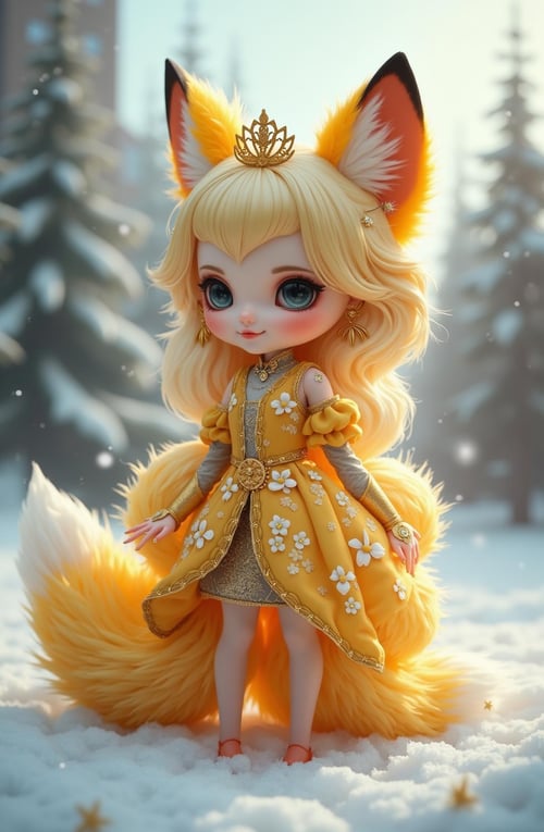 F.1- Nine-Tailed Fox-3D -九尾妖狐3D by 金钱之兄 on Tensor.Art
