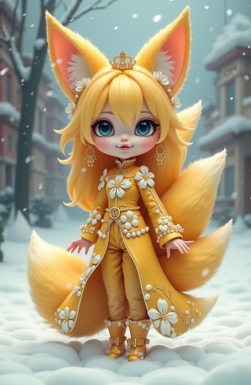 F.1- Nine-Tailed Fox-3D -九尾妖狐3D by 金钱之兄 on Tensor.Art