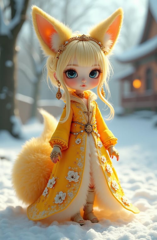 F.1- Nine-Tailed Fox-3D -九尾妖狐3D by 金钱之兄 on Tensor.Art