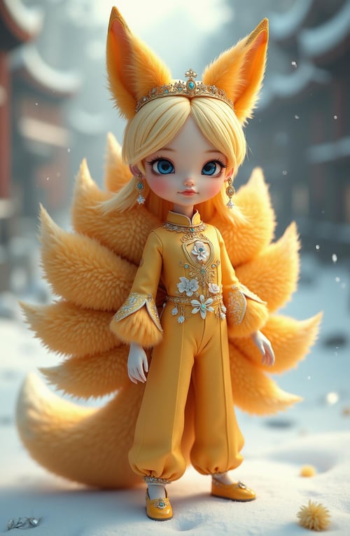 F.1- Nine-Tailed Fox-3D -九尾妖狐3D by 金钱之兄 on Tensor.Art