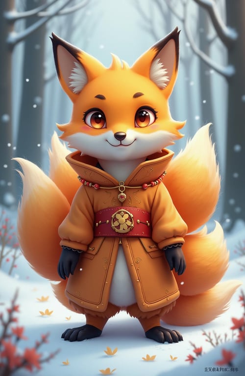 F.1- Nine-Tailed Fox-3D -九尾妖狐3D by 金钱之兄 on Tensor.Art