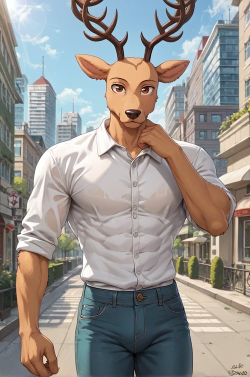 Louis (Beastars) PDXL by WhiteCaliberFox on Tensor.Art