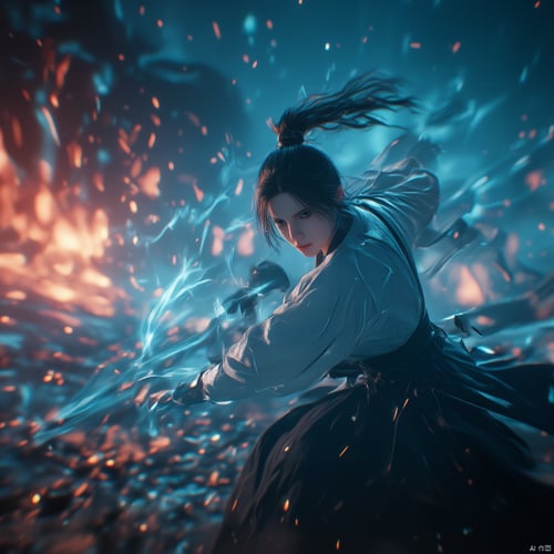 剑舞_flux by milk on Tensor.Art