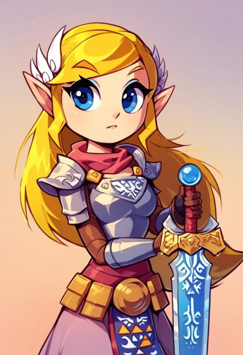 Toon Princess Zelda (The Legend Of Zelda: Wind Waker) [Pony & SD1.5] by Citron Legacy on Tensor.Art