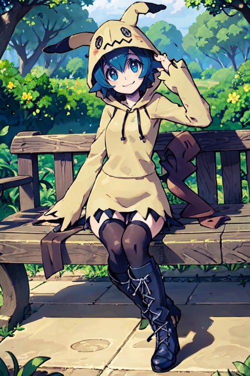 Mimikyu Hoodie: Mimi-Cutie (Pokemon) by Citron Legacy on Tensor.Art