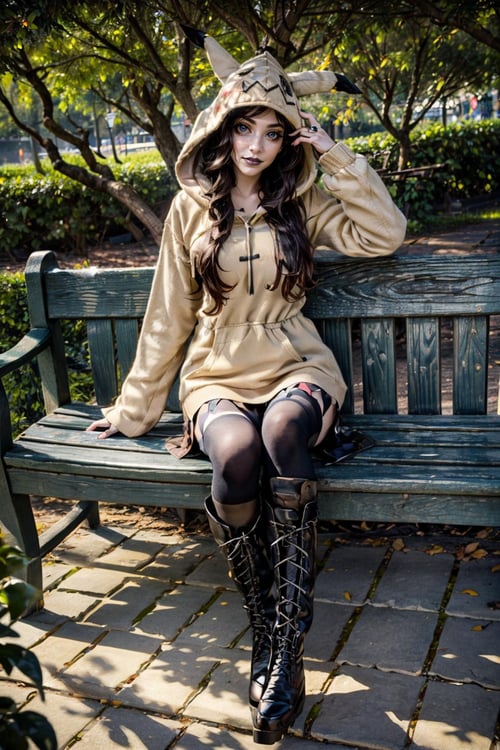 Mimikyu Hoodie: Mimi-Cutie (Pokemon) by Citron Legacy on Tensor.Art