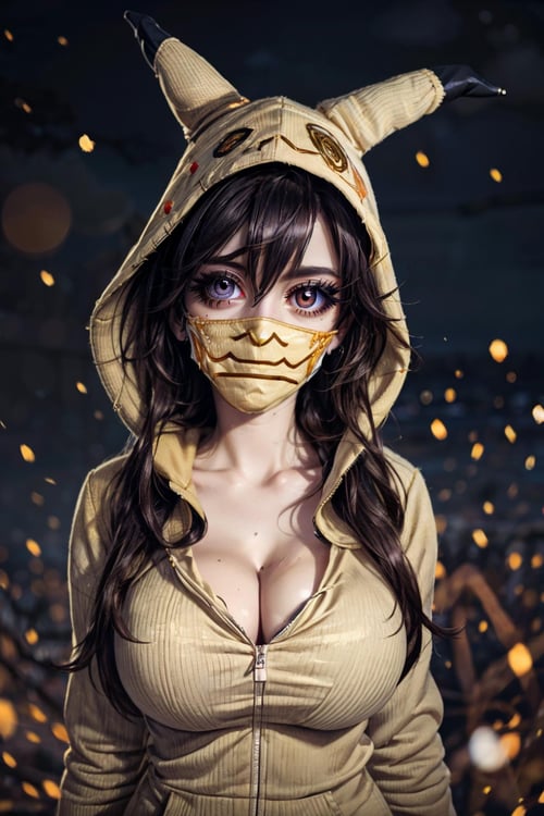 Mimikyu Hoodie: Mimi-Cutie (Pokemon) by Citron Legacy on Tensor.Art