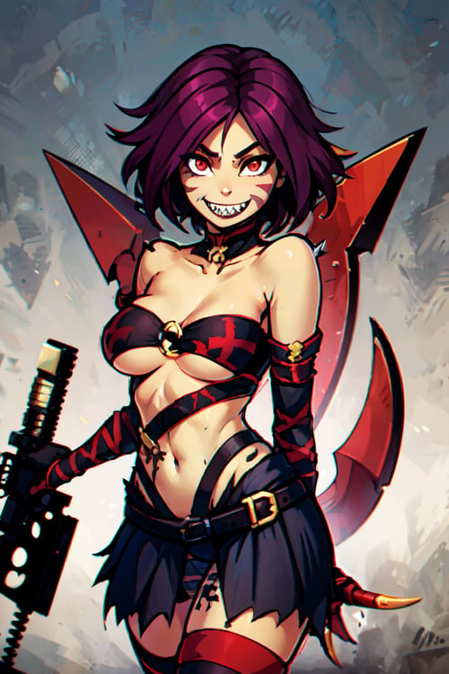 Cultist Chan: Chaos Undivided (Warhammer 40k) [Pony & SD1.5] by Citron Legacy on Tensor.Art