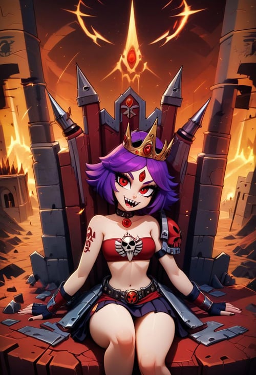 Cultist Chan: Chaos Undivided (Warhammer 40k) [Pony & SD1.5] by Citron Legacy on Tensor.Art