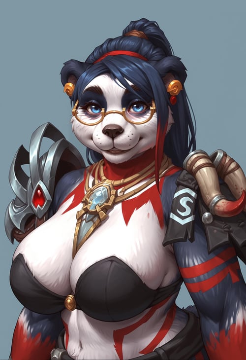 Zakiel, Pandaren Warlock (OC) - World of Warcraft [SDXL Pony] by interfusor on Tensor.Art