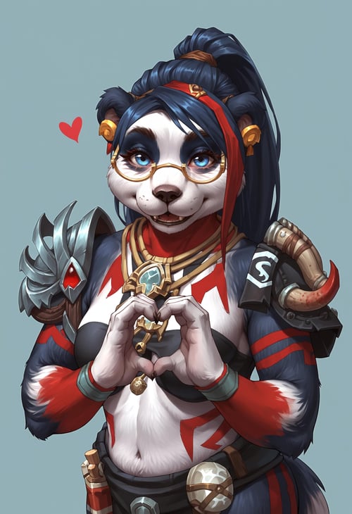 Zakiel, Pandaren Warlock (OC) - World of Warcraft [SDXL Pony] by interfusor on Tensor.Art