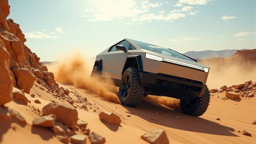tesla-cybertruck-360 by Foxart3d on Tensor.Art