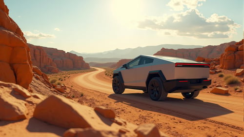 tesla-cybertruck-360 by Foxart3d on Tensor.Art