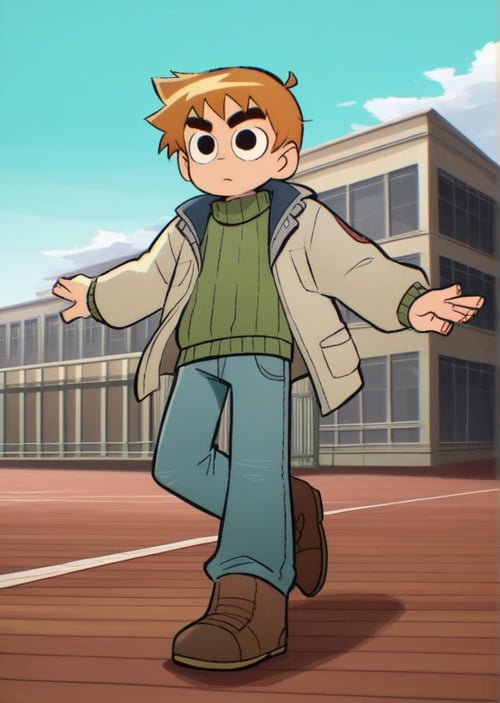 Scott Pilgrim Takes Off Style Pack by FuwaAI on Tensor.Art