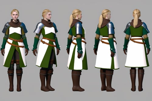 XL The Witcher 3 Turn, Multi-View, Turnaround, Model Sheet, Character Design by ChamberSu on Tensor.Art