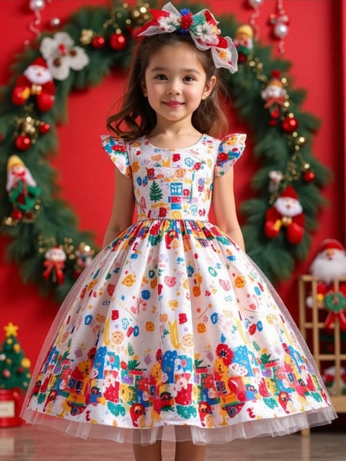 Flux | Christmas Dress 3M by 3M AI Gen on Tensor.Art