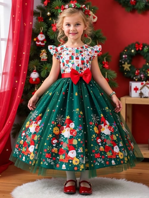 Flux | Christmas Dress 3M by 3M AI Gen on Tensor.Art
