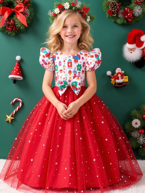Flux | Christmas Dress 3M by 3M AI Gen on Tensor.Art
