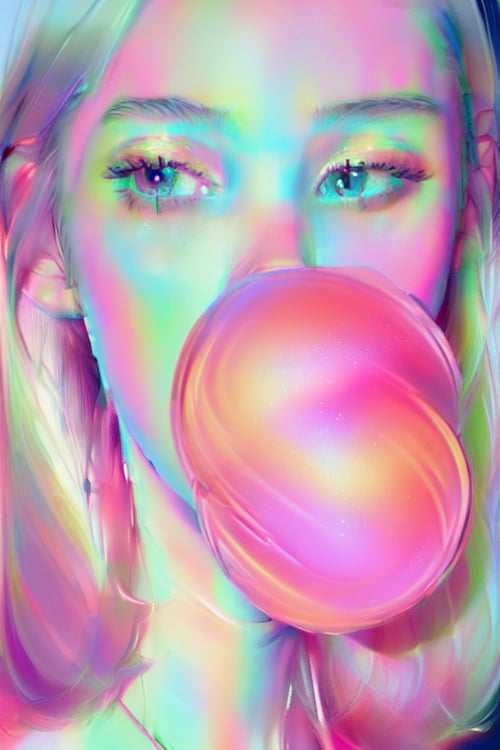 插画优秀的炫彩风格 by 宝拉熊 on Tensor.Art