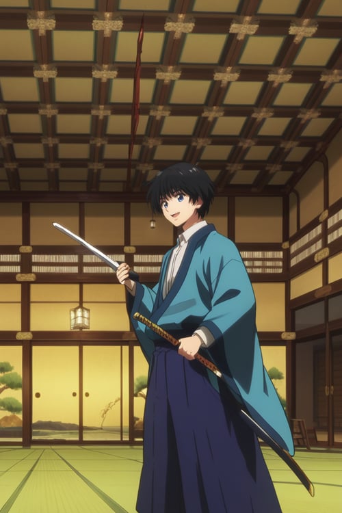 Sojirou Seta (瀬田 宗次郎) - Rurouni Kenshin (るろうに剣心 -明治剣客浪漫譚-) - (Pony) by 25kkai on Tensor.Art