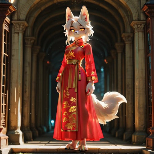 Glowing Cheongsam(China Dress) by miaomiao on Tensor.Art