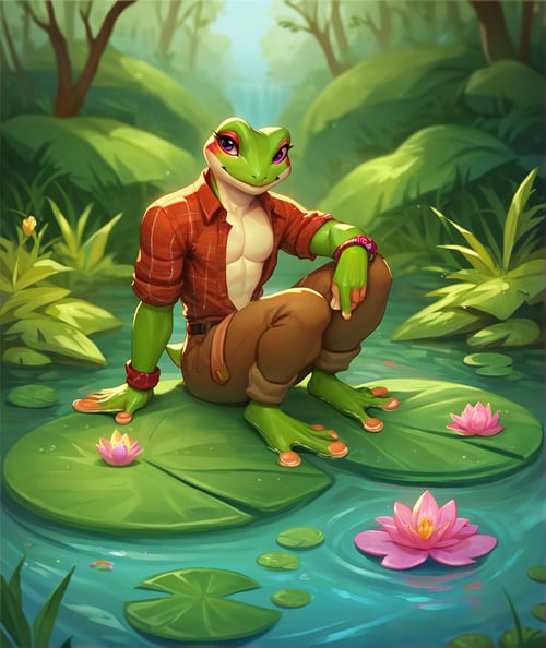 Anthro Frog [for pony] by Aswoll on Tensor.Art