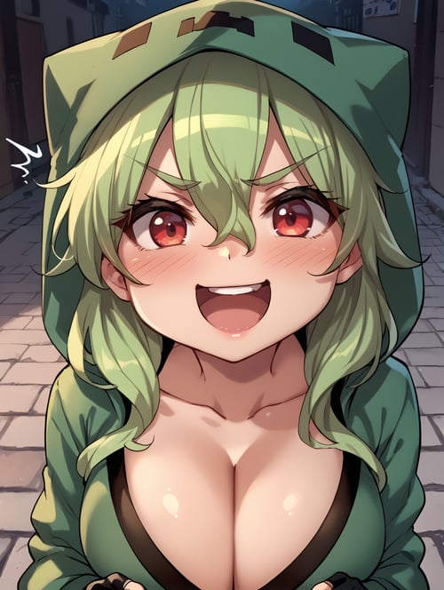 Creeper Chan (pony edition!)  by el wn de ambar (Het) on Tensor.Art