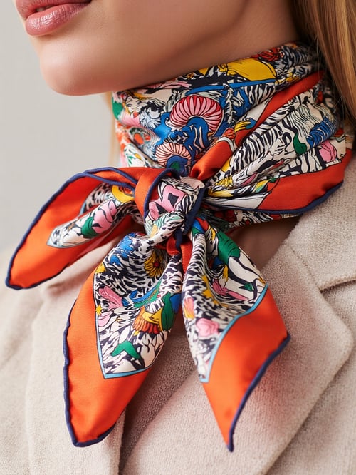 Hermes Silk Scarf 25 by Wisedom on Tensor.Art