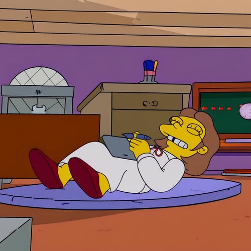 Elizabeth Hoover (simpsons) Miss Hoover by bloodknight1 on Tensor.Art