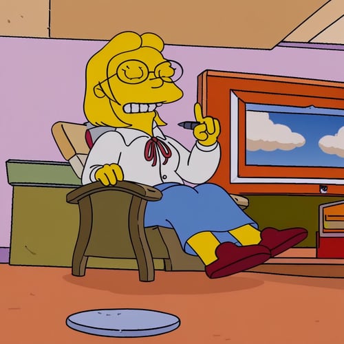 Elizabeth Hoover (simpsons) Miss Hoover by bloodknight1 on Tensor.Art