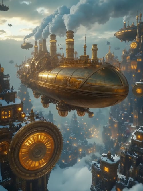 SteamDreams-Gears of Imagination by Nova on Tensor.Art