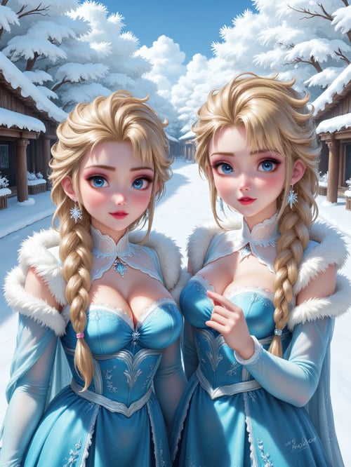 Elsa [Frozen / Disney] by DONGHUA Art on Tensor.Art