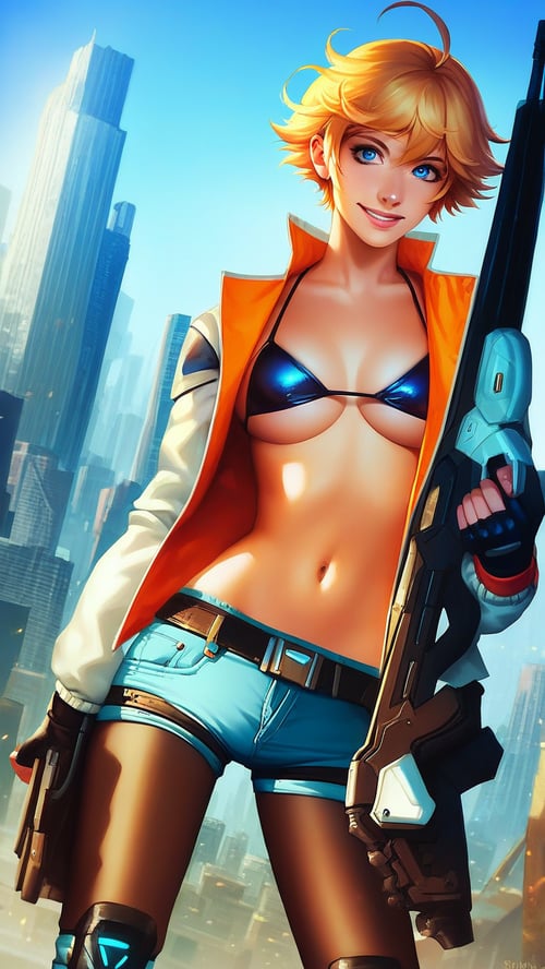 Haven《Fight Lass》— 海雯《恙化装甲》 by OppaiDaisuki on Tensor.Art
