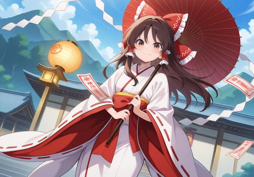 Hakurei Reimu & Blue Reimu (Touhou Project) by RDMPrompt on Tensor.Art