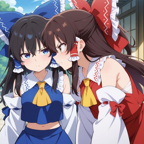 Hakurei Reimu & Blue Reimu (Touhou Project) by RDMPrompt on Tensor.Art