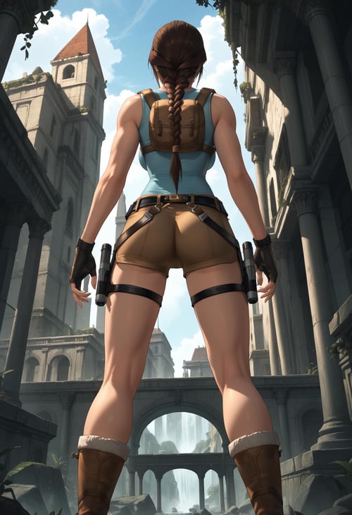 Lara Croft (Tomb Raider: Anniversary), LoRA, PonyXL by NMackelie on Tensor.Art