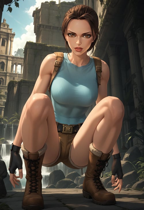 Lara Croft (Tomb Raider: Anniversary), LoRA, PonyXL by NMackelie on Tensor.Art