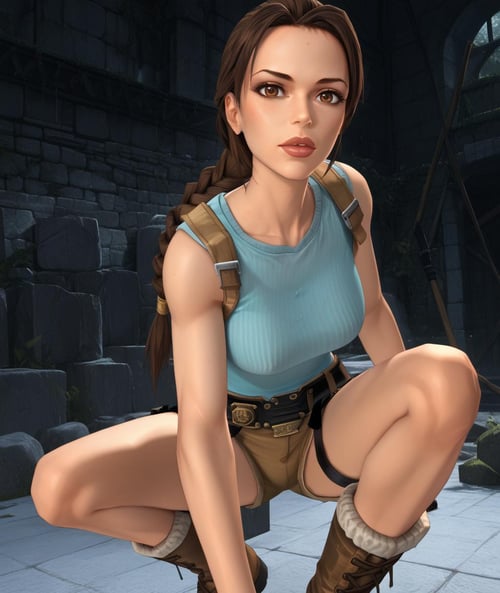 Lara Croft (Tomb Raider: Anniversary), LoRA, PonyXL by NMackelie on Tensor.Art