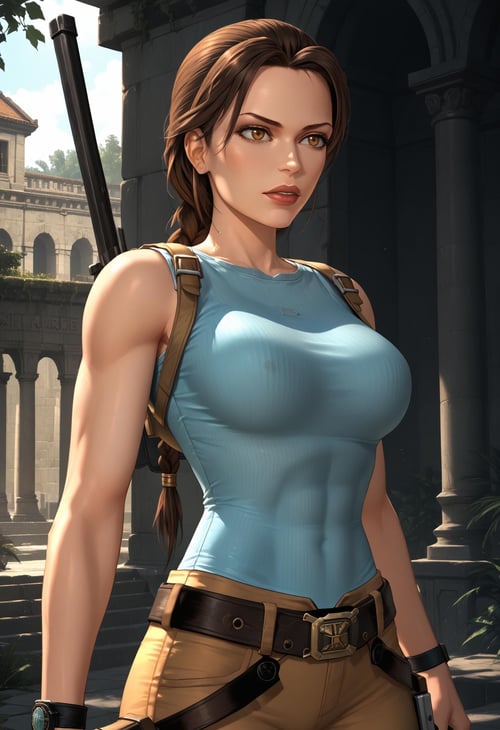 Lara Croft (Tomb Raider: Anniversary), LoRA, PonyXL by NMackelie on Tensor.Art
