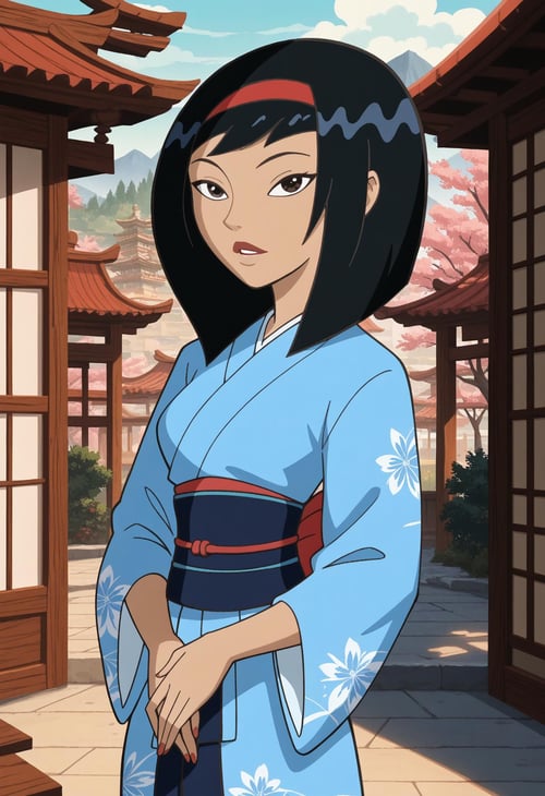 Yori, student at the Yamanouchi Ninja School, (Kim Possible), LoRA, PonyXL by NMackelie on Tensor.Art