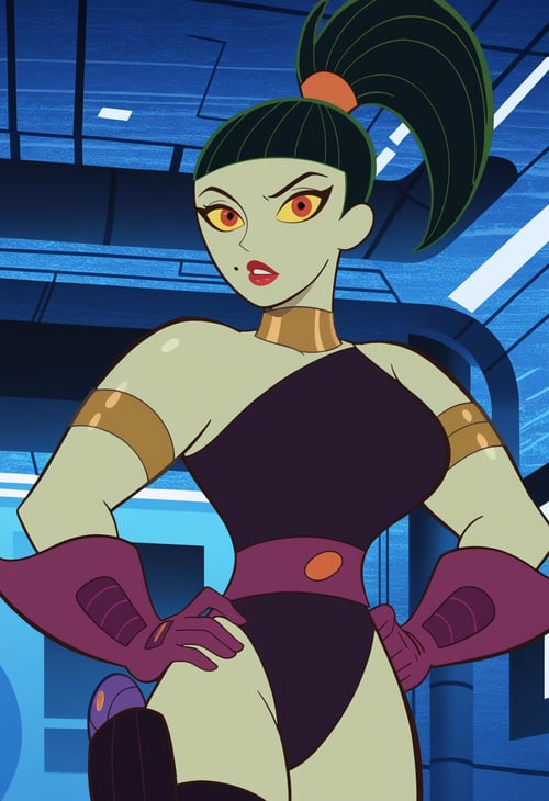 Warmonga, alien from the planet Lorwardia, (Kim Possible), LoRA, PonyXL by NMackelie on Tensor.Art