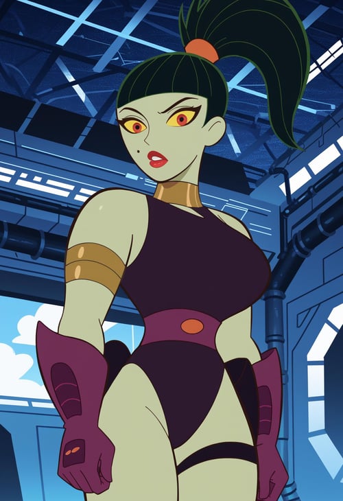 Warmonga, alien from the planet Lorwardia, (Kim Possible), LoRA, PonyXL by NMackelie on Tensor.Art