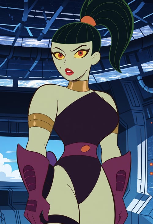 Warmonga, alien from the planet Lorwardia, (Kim Possible), LoRA, PonyXL by NMackelie on Tensor.Art