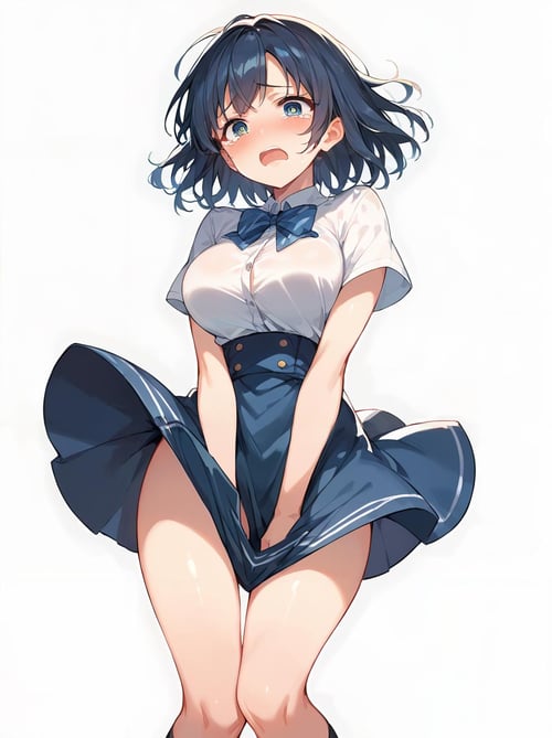 スカートを抑える/skirt tug(SD,XL,pony) by bolero537 on Tensor.Art